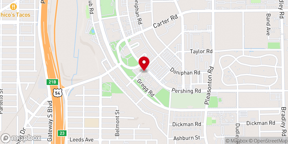 Map showing location of Religious Support Office