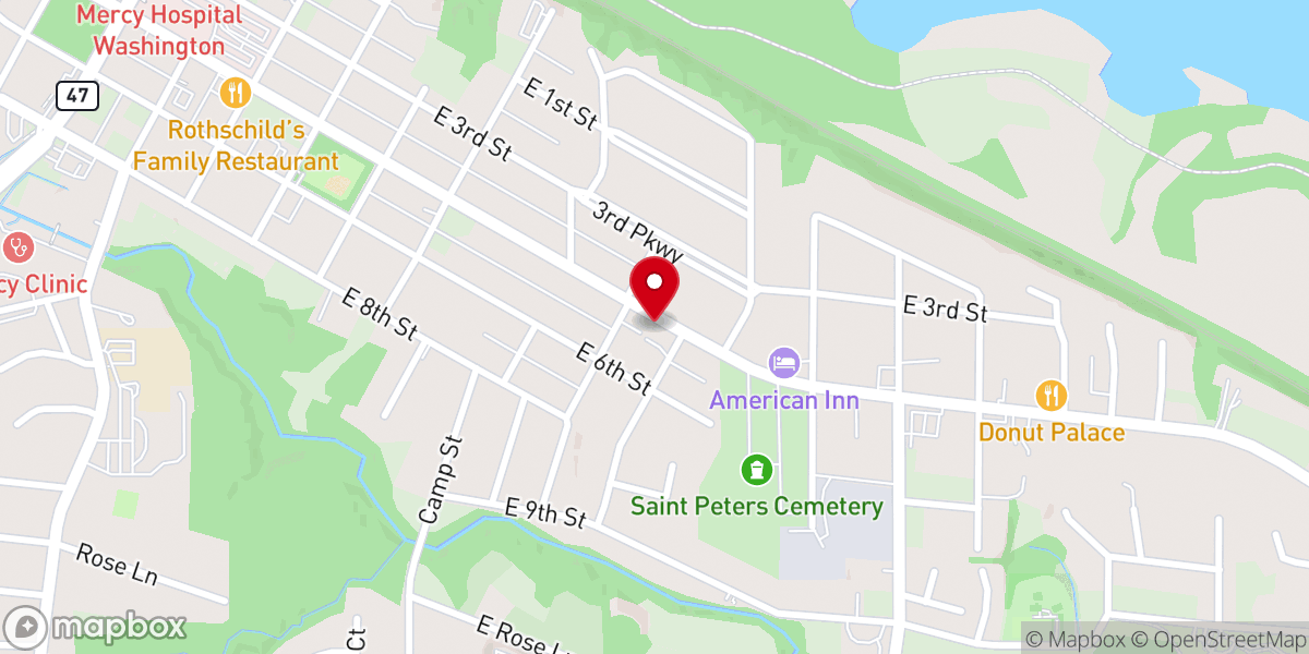 Map showing location of Restoration Chapel