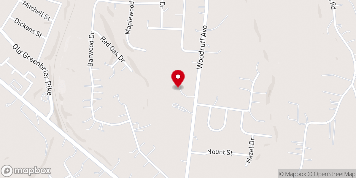 Map showing location of Ridgetop Station Park