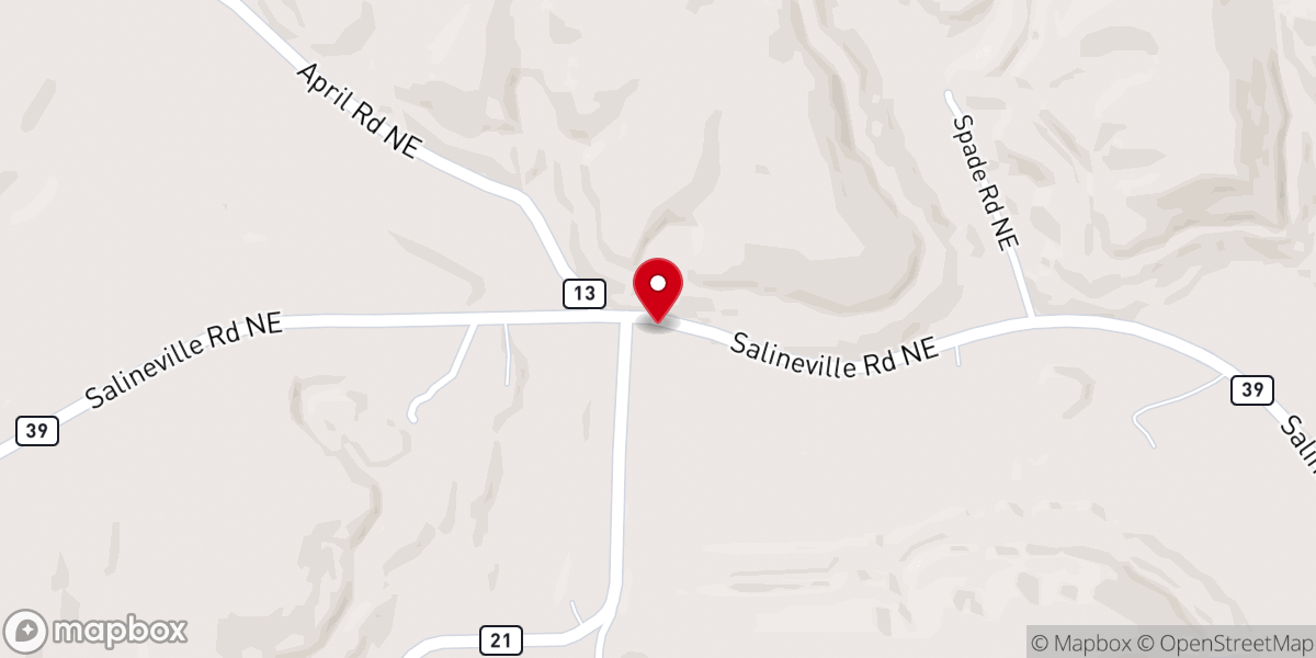 Map showing location of Riley's Church