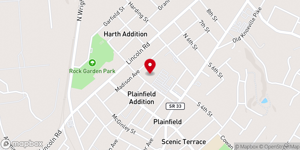 Map showing location of RIO 180 Church