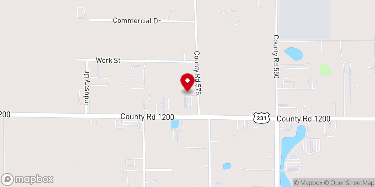 Map showing location of Risen Community Church of the Nazarene