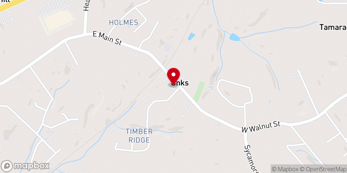 Map showing location of Risen Life Fellowship Johnson City TN