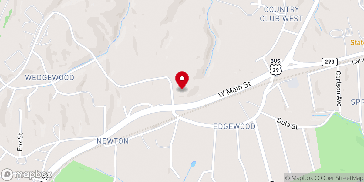 Map showing location of River Oak Church