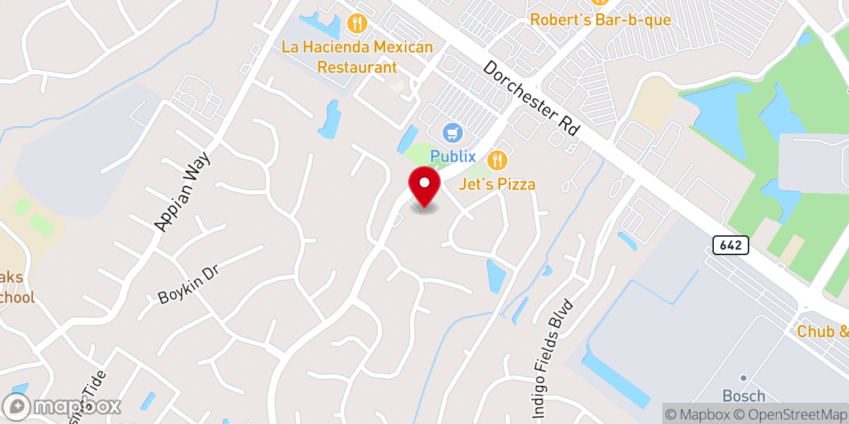 Map showing location of River Oaks Community Church