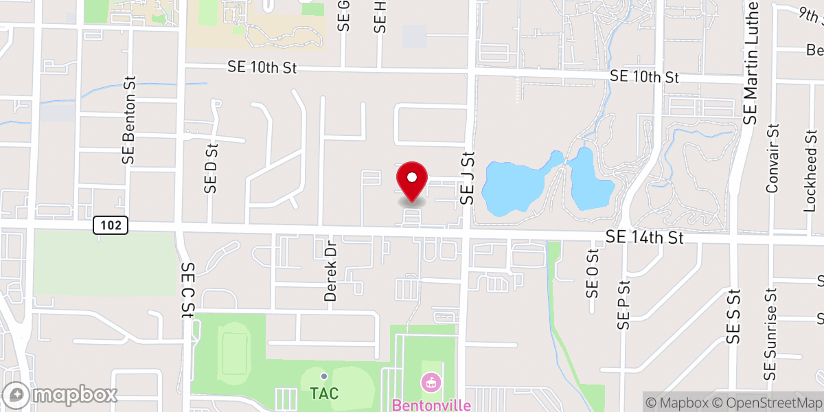 Map showing location of River of Life Ministries