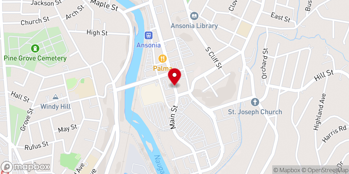 Map showing location of River Valley Baptist Church