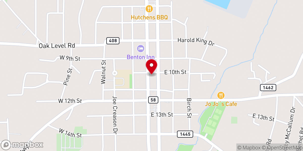 Map showing location of Riverwoods Church