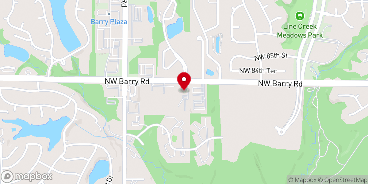Map showing location of Rock of Ages Lutheran Church