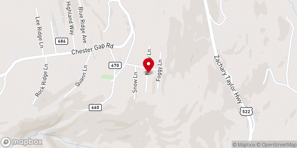 Map showing location of Roger Orman