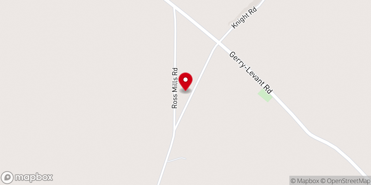 Map showing location of Ross Mills Church of God