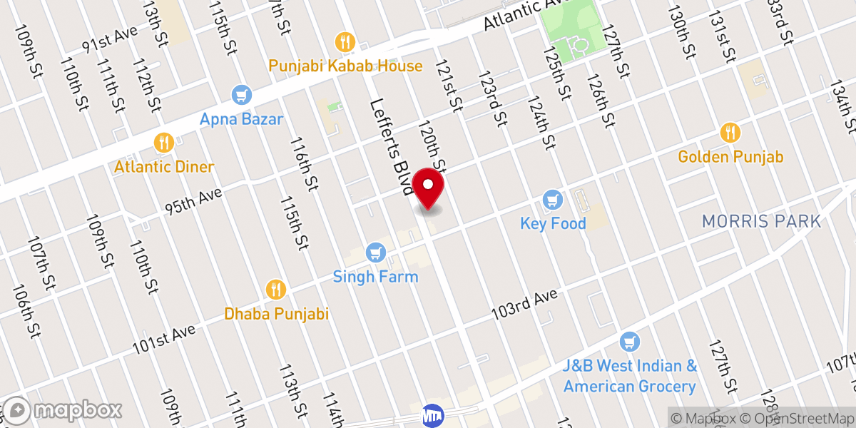 Map showing location of Royal Church Ministry Inc. Punjabi Church