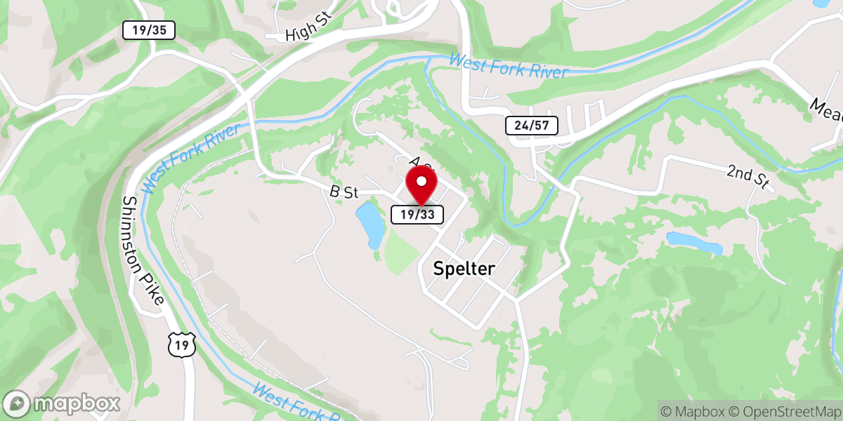 Map showing location of Rushing Wind