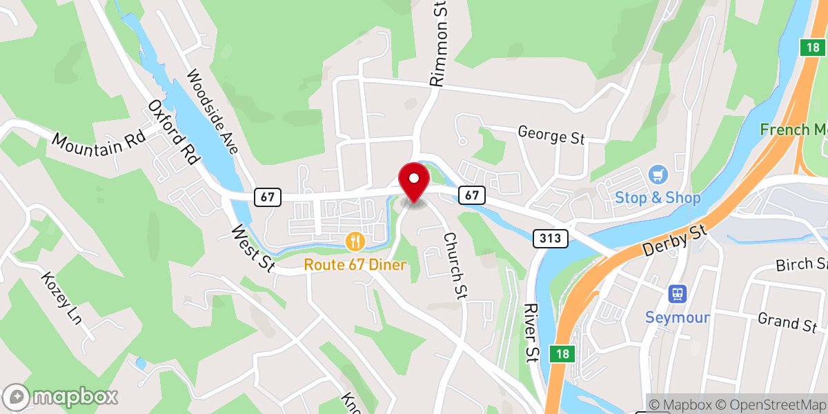 Map showing location of Russian American Club