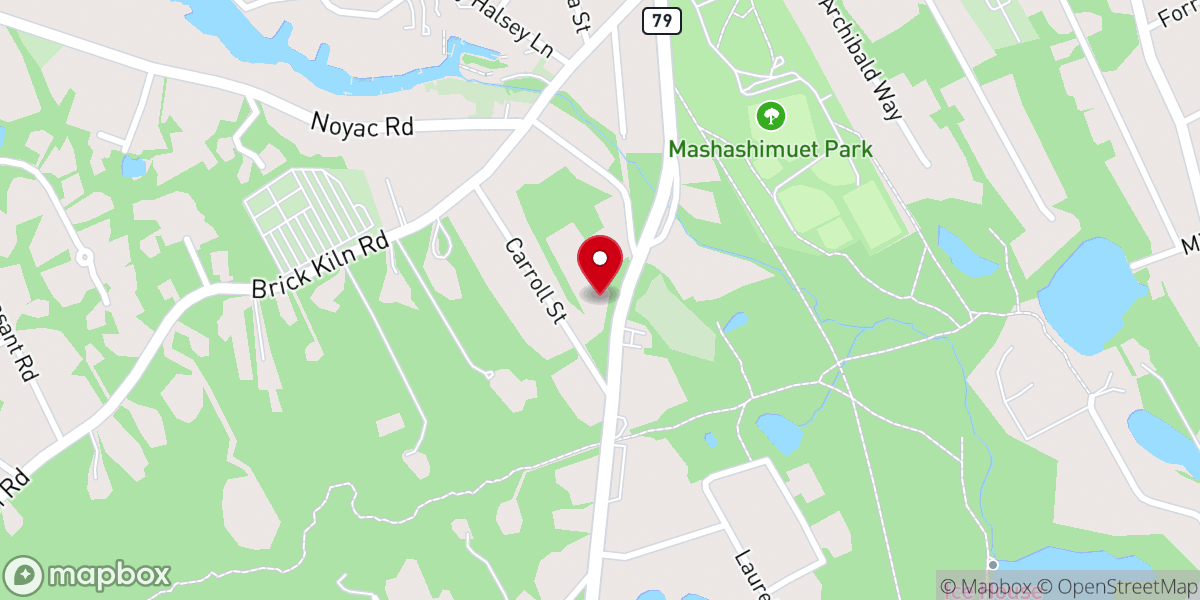 Map showing location of Sag Harbor United Methodist Church