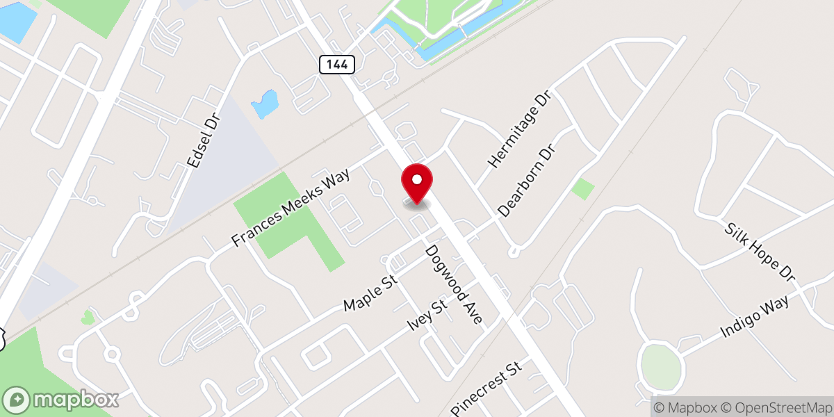 Map showing location of Saint Anne Catholic Church - Martha Mary Chapel