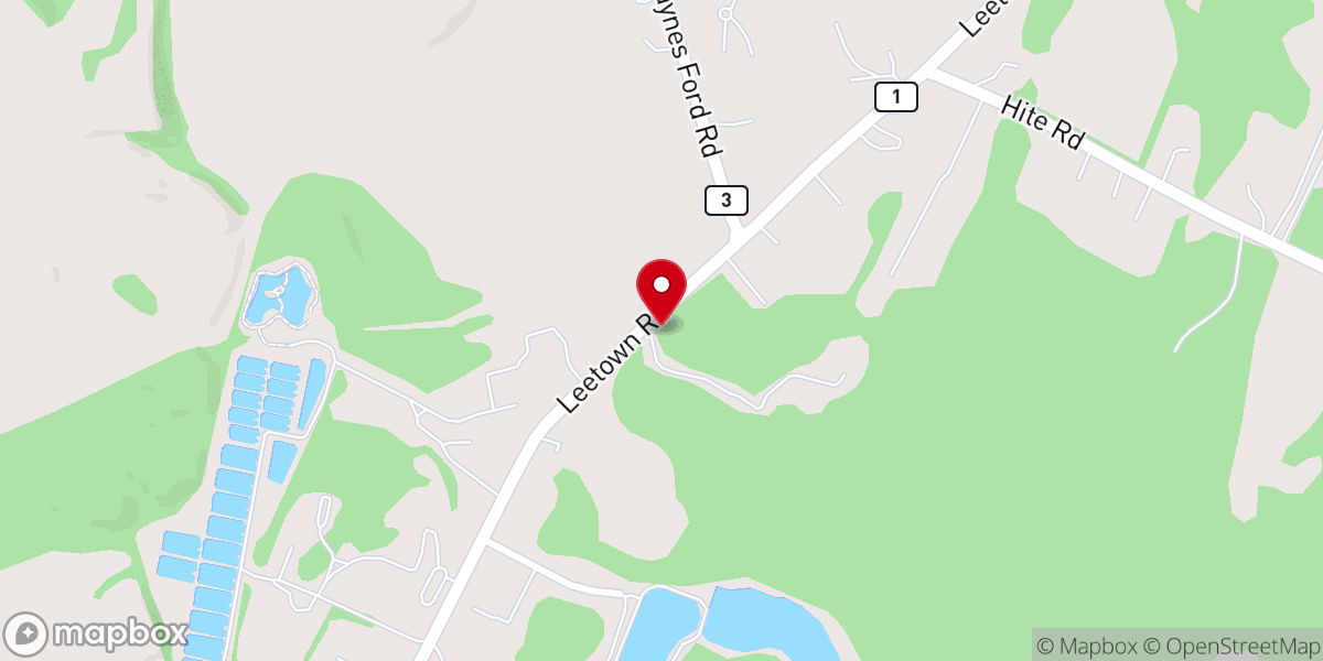 Map showing location of Saint Bartholomew's Episcopal Church