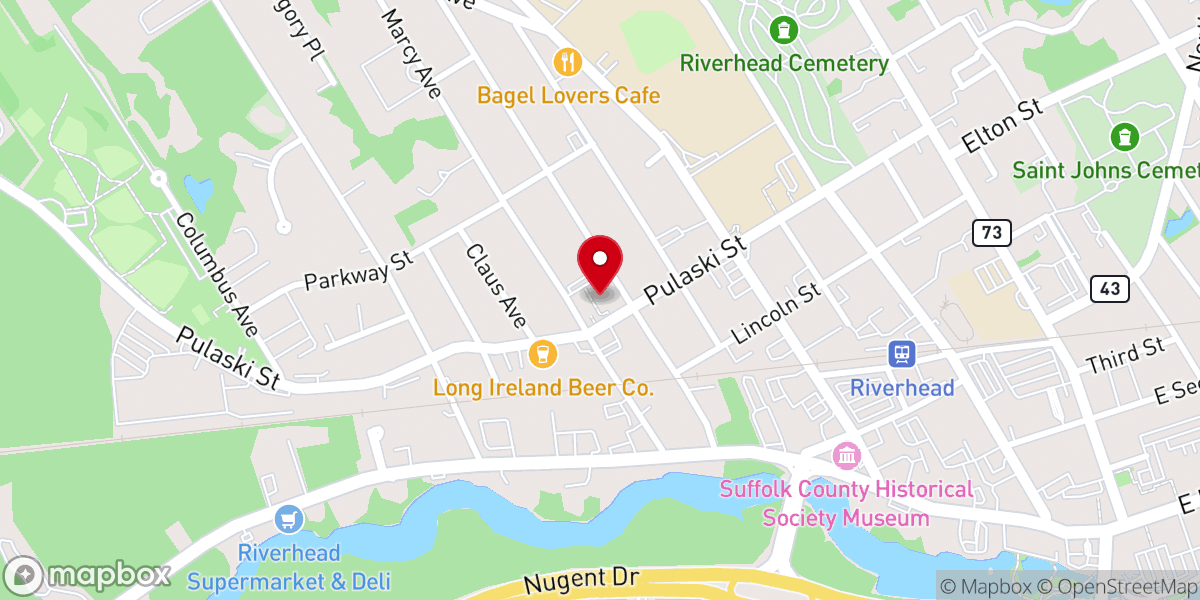 Map showing location of Saint Isidore Roman Catholic Church