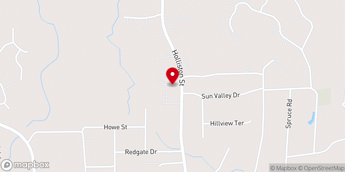 Map showing location of Saint Joseph Parish Center
