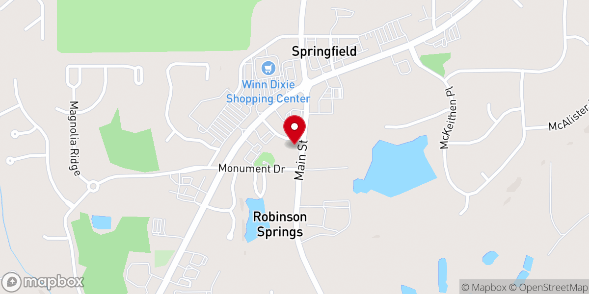 Map showing location of Saint Michael & All Angels Episcopal Church