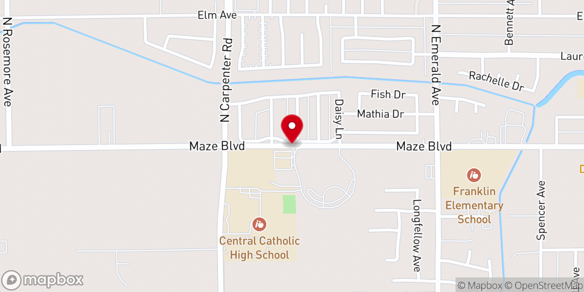 Map showing location of Saint Stanislaus Convent
