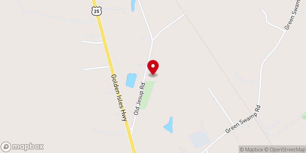 Map showing location of Salem St. John Baptist Church