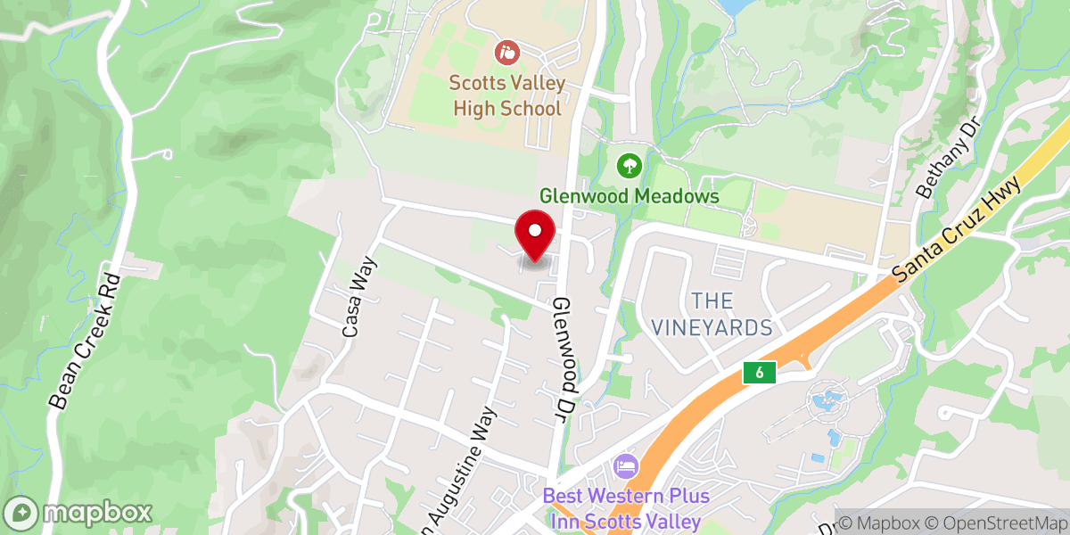 Map showing location of San Agustin Catholic Church