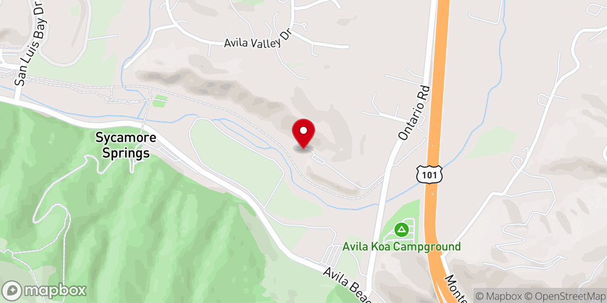 Map showing location of San Luis Obispo Buddhist Church