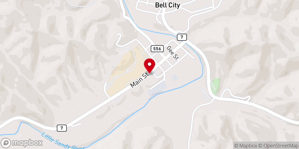 Map showing location of Sandy Hook United Methodist Church