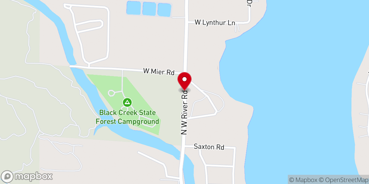 Map showing location of Sanford Campground - Community of Christ
