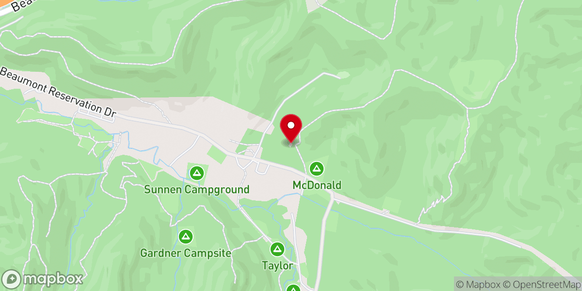 Map showing location of Scoutmasters/Walter M. Head Memorial Chapel