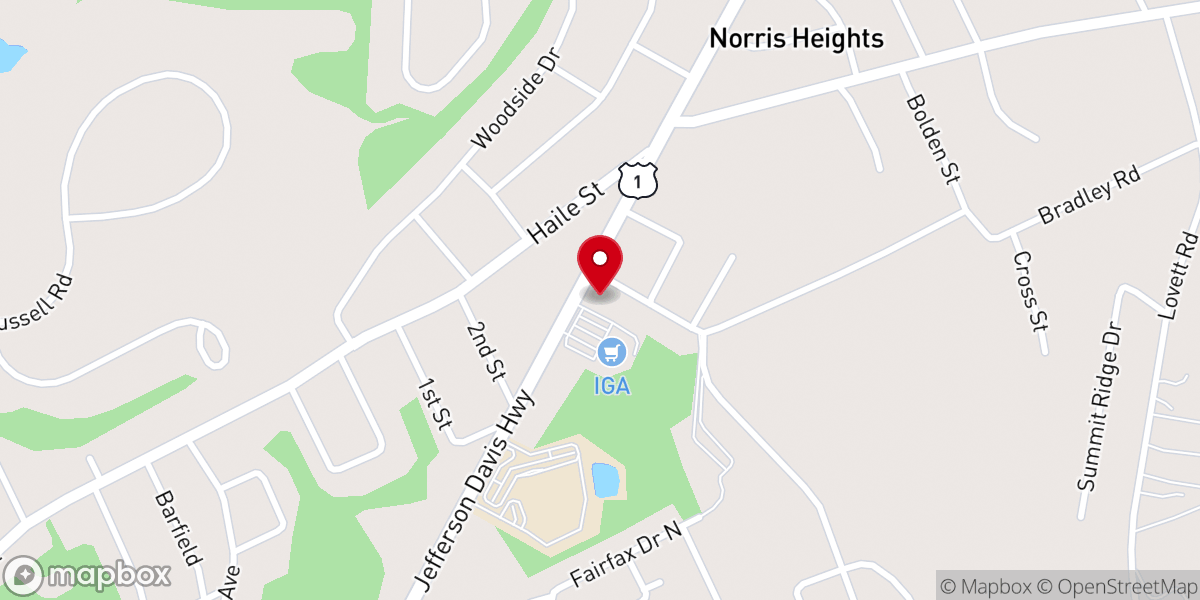 Map showing location of Second Chance Fellowship