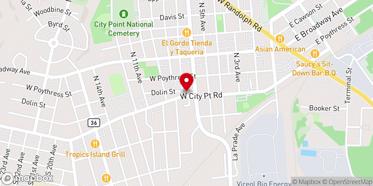 Map showing location of Second Coming International Ministries