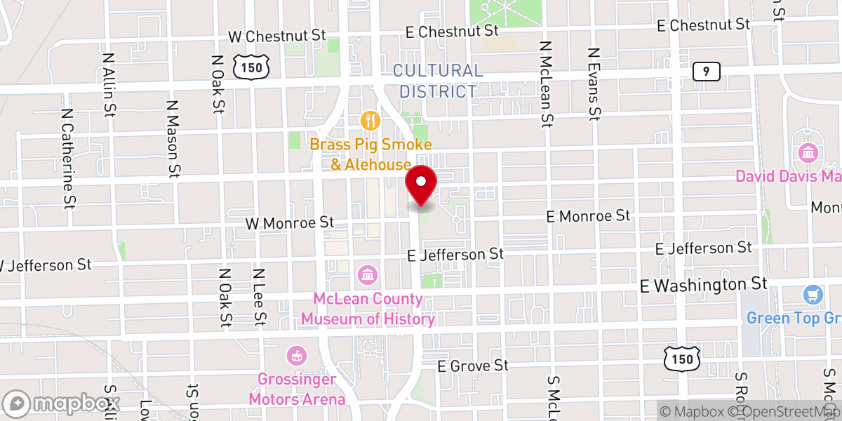 Map showing location of Second Pres