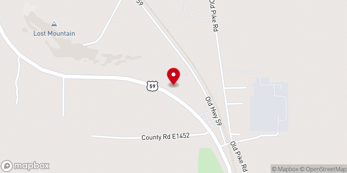 Map showing location of Secure Storage of Heavener