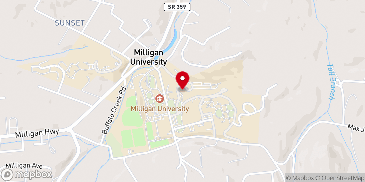 Map showing location of Seeger Chapel