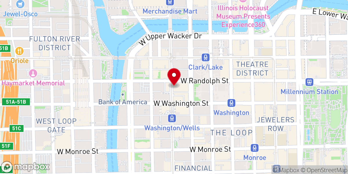 Map showing location of Serra International