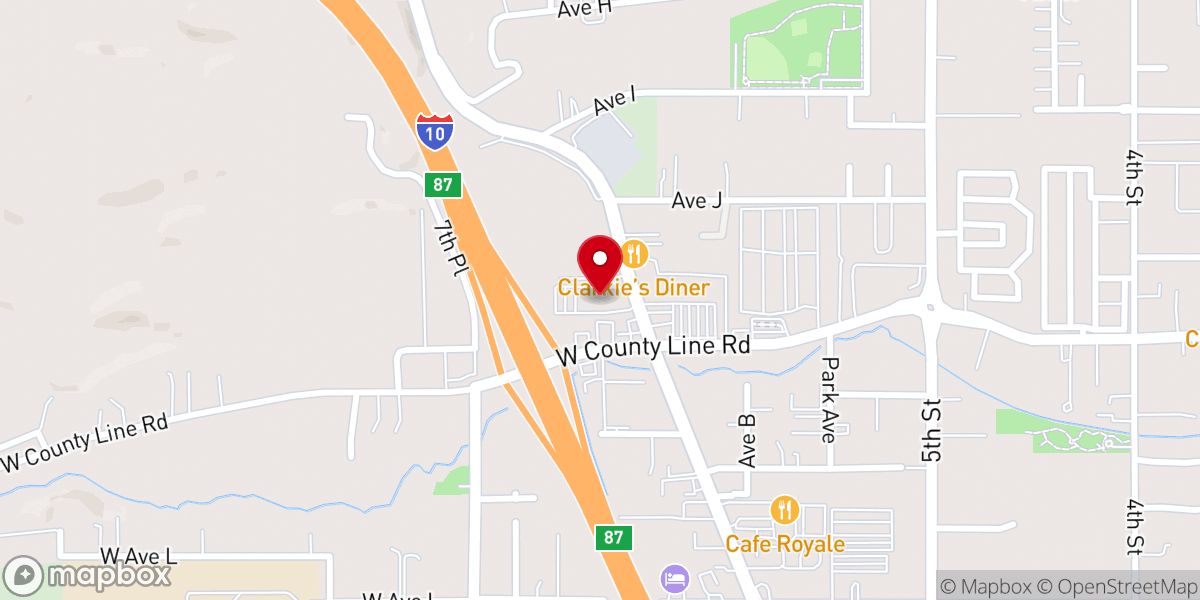Map showing location of Set Free Christian Church