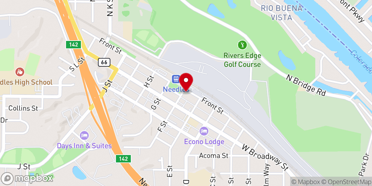 Map showing location of Set Free's "Born Again" Thrift
