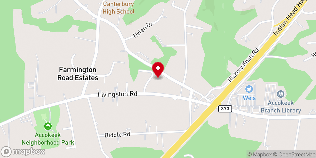 Map showing location of Seven Loaves Ministries