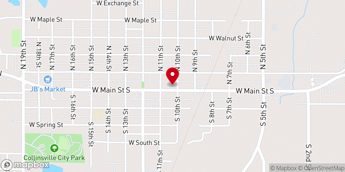 Map showing location of Shekinah Christian Fellowship