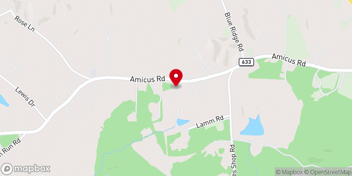 Map showing location of Shepherd of the Hills Roman Catholic Church