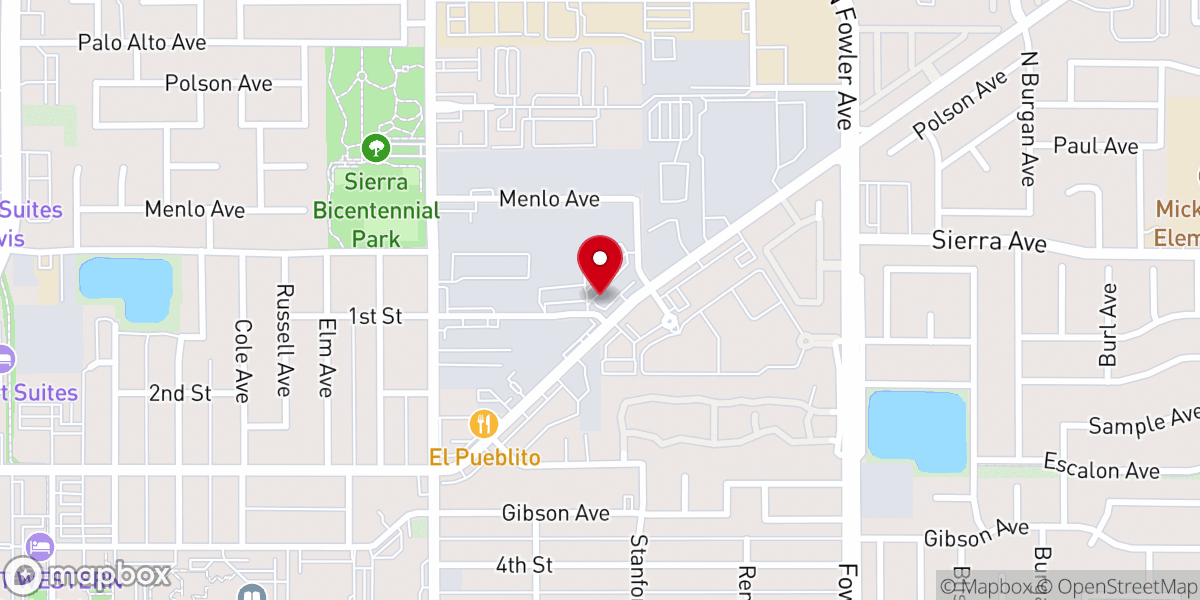 Map showing location of Sierra Fellowship