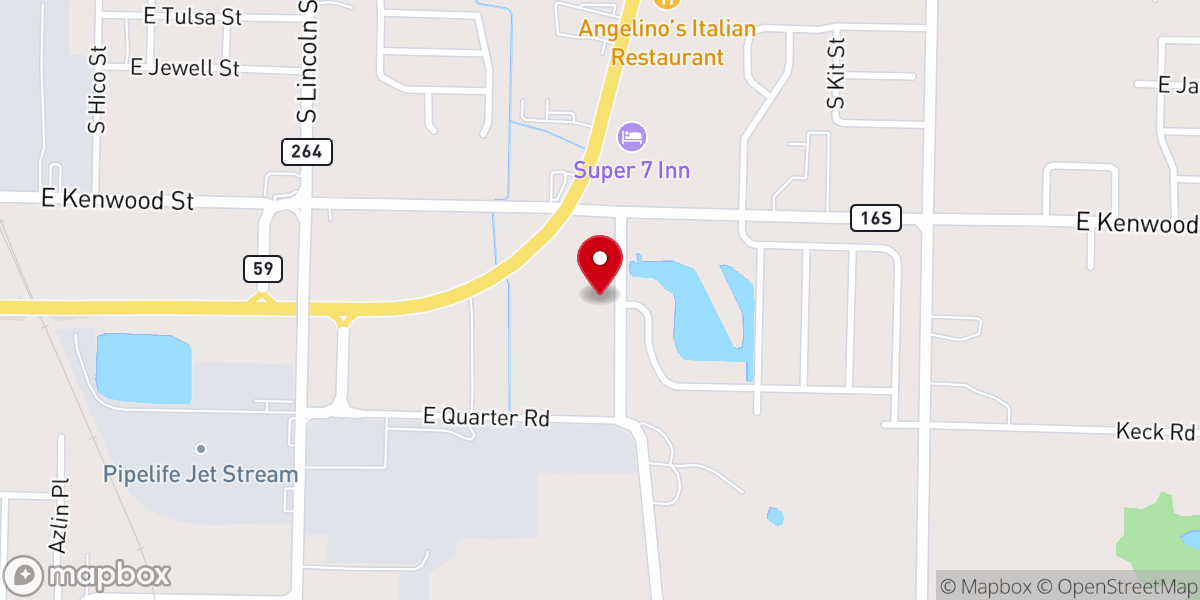 Map showing location of Siloam Springs Seventh-day Adventist Church