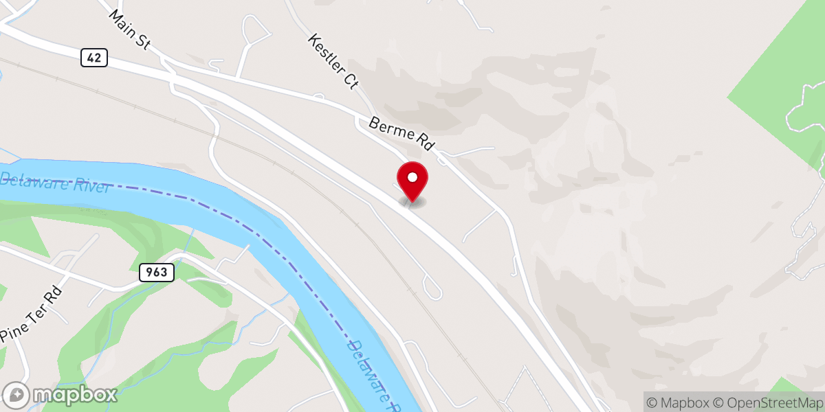 Map showing location of Silver Canoe & Whitewater Rafting