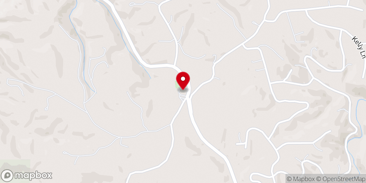 Map showing location of Silver Creek Baptist Church