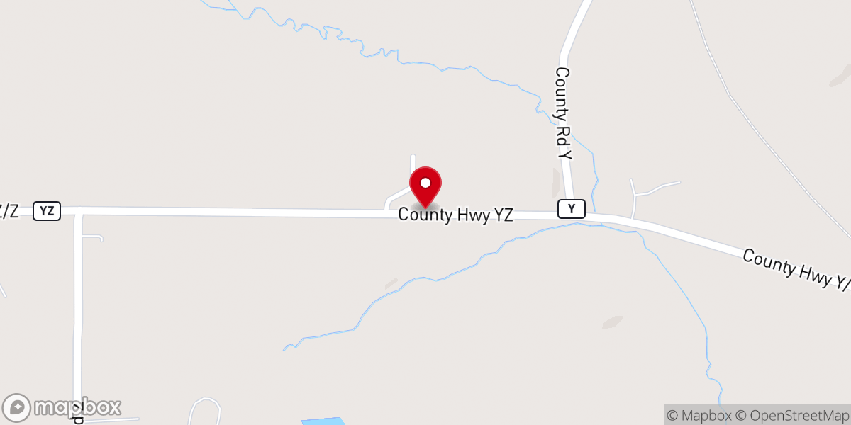 Map showing location of Simpson Chapel