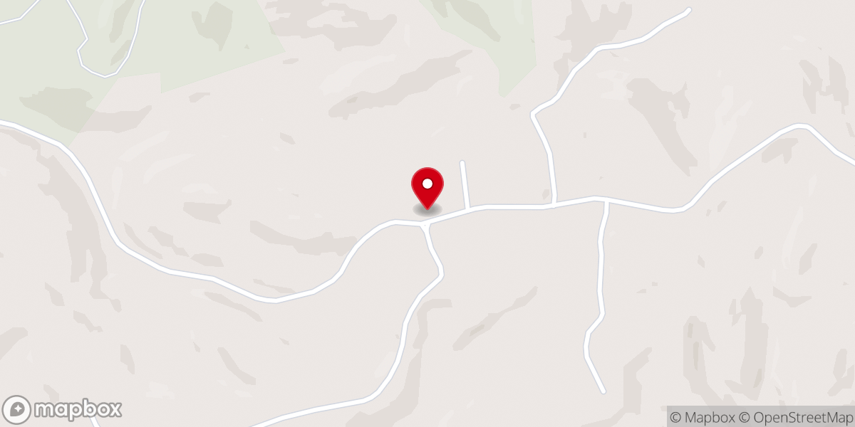 Map showing location of Sinking Valley Baptist Church