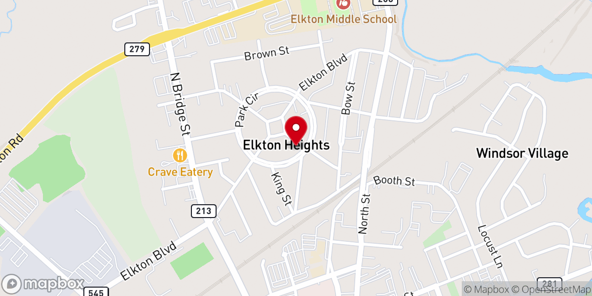 Map showing location of Sister of St Francis
