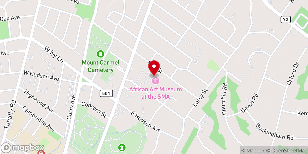 Map showing location of SMA Fathers (Society of African Missions)